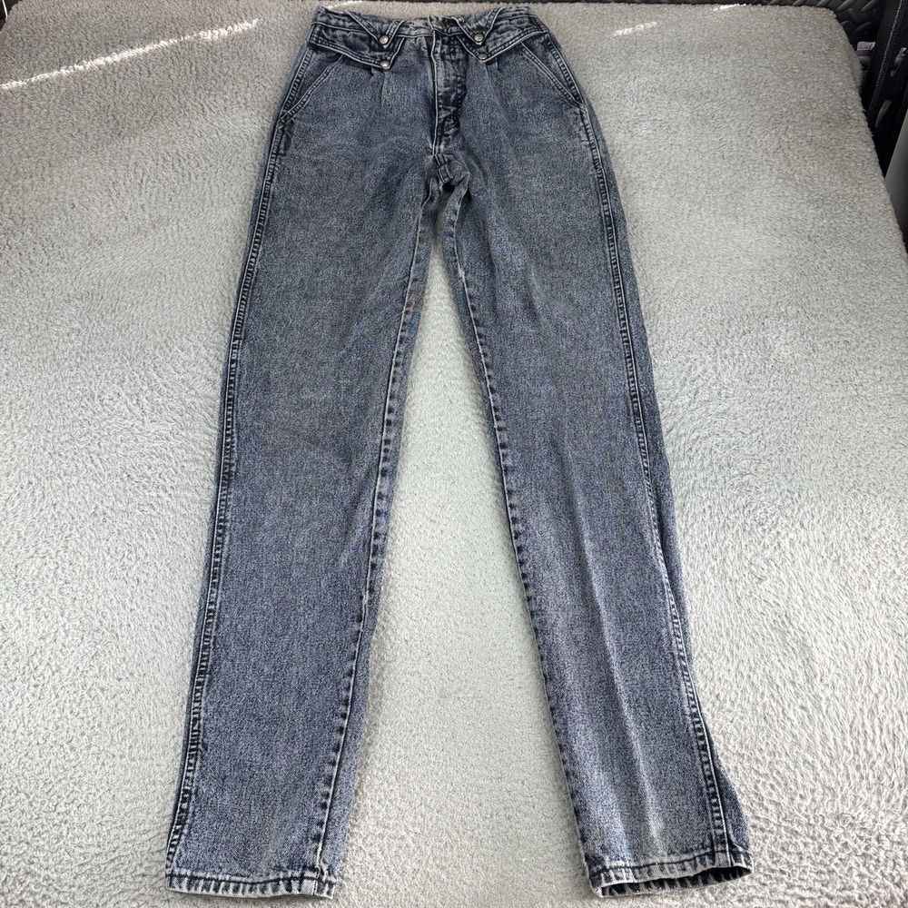 Wrangler SilverLake Jeans Womens Blue High Waist Mom Tapered USA 90s Vtg 25x35
